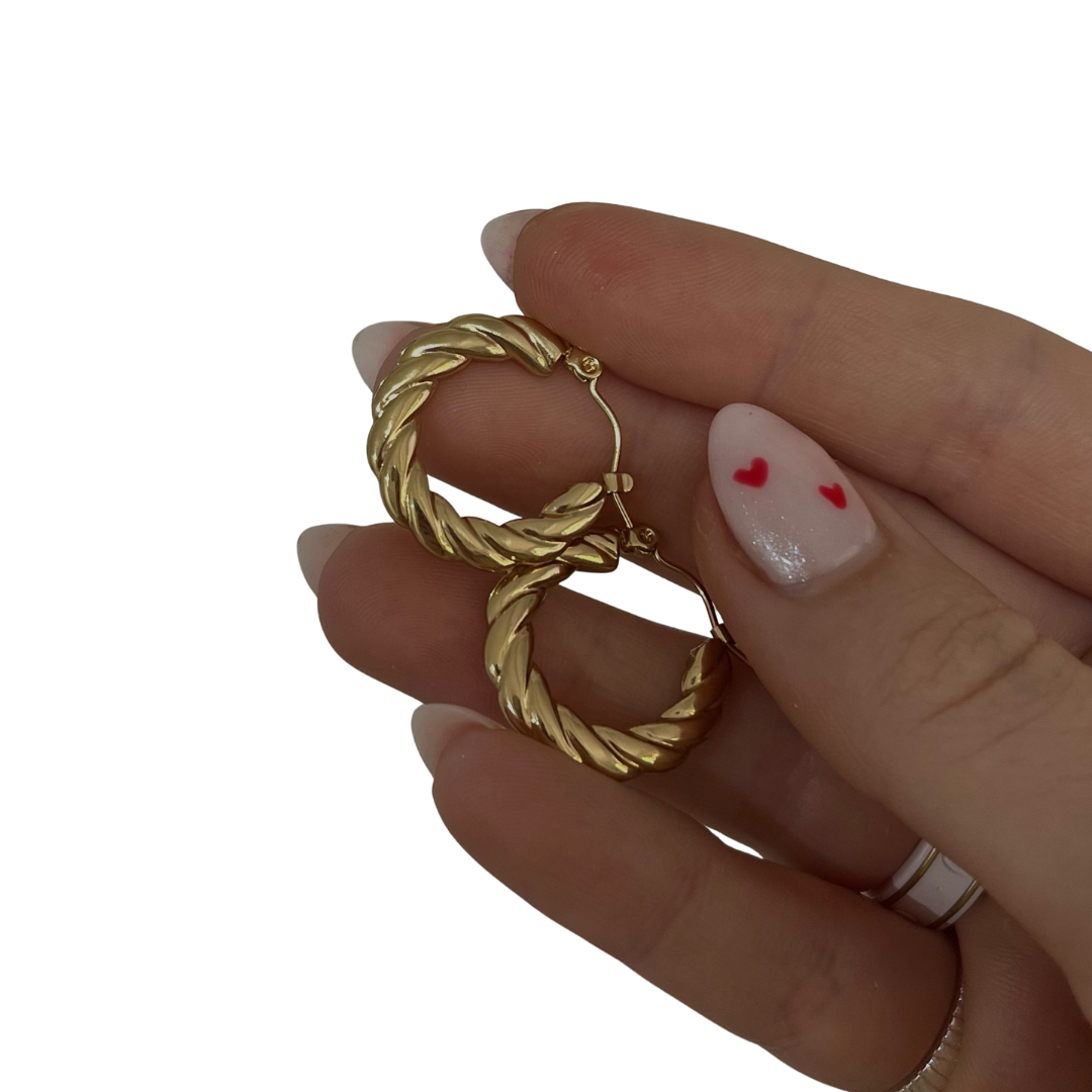 Alison hoop earrings