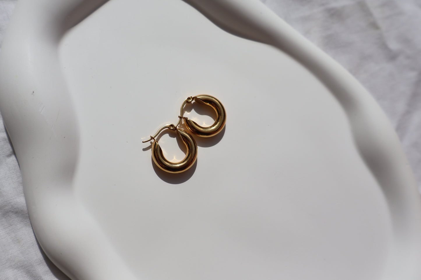 Golden hoops