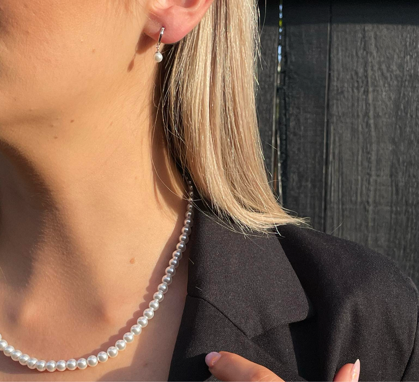 Perfect pearl necklace