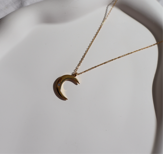 Crescent necklace