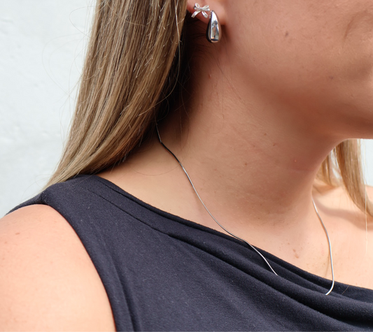 Snake chain necklace - gold/ silver